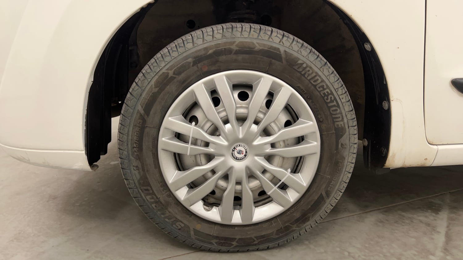 Used 2012 Maruti Suzuki Wagon R LXi Petrol Manual tyres LEFT FRONT TYRE RIM VIEW