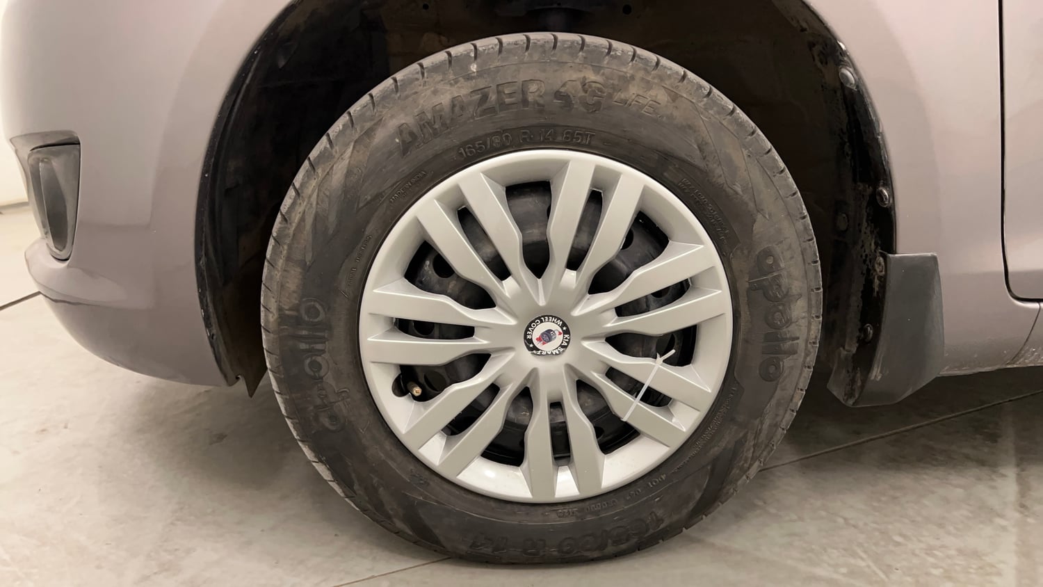 Used 2012 Maruti Suzuki Swift VXi Petrol Manual tyres LEFT FRONT TYRE RIM VIEW