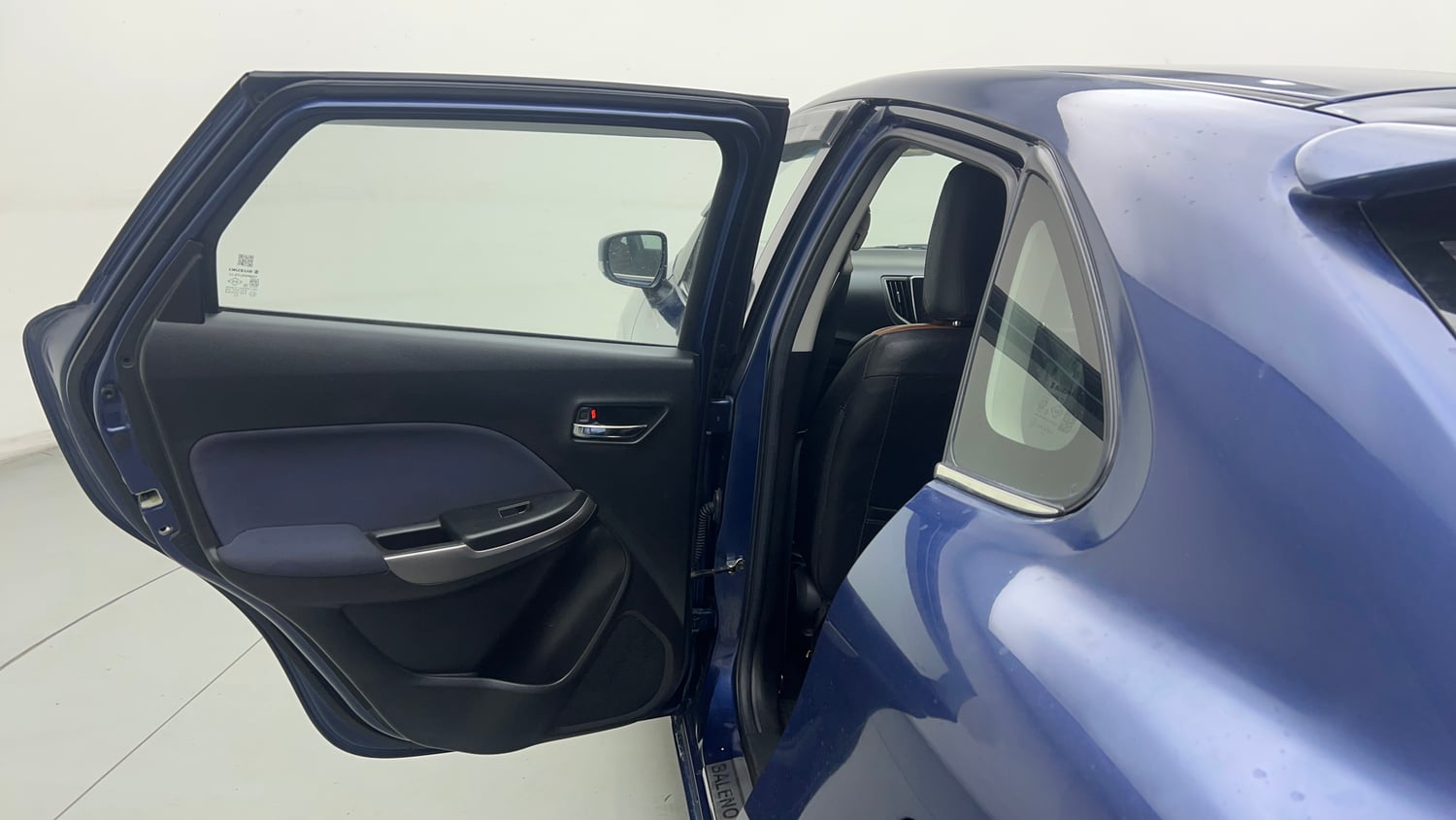 Used 2019 Maruti Suzuki Baleno Zeta Petrol Manual interior LEFT REAR DOOR OPEN VIEW