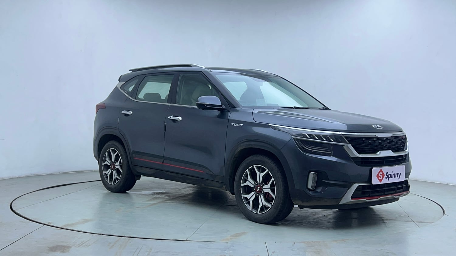 Used 2019 kia Seltos GTX Plus DCT 1.4 Petrol Automatic exterior RIGHT FRONT CORNER VIEW