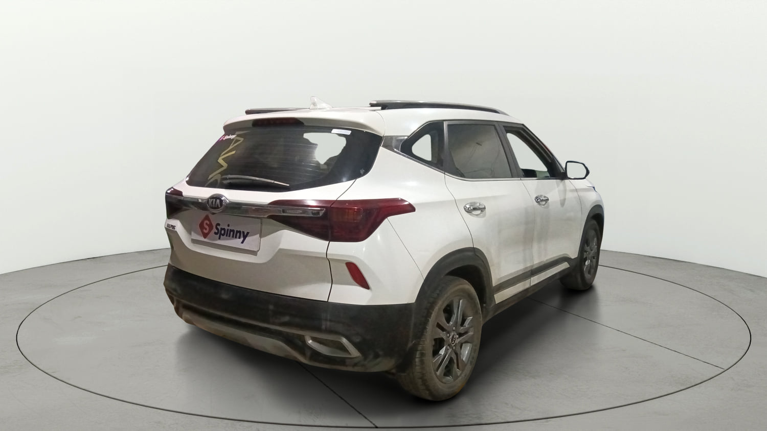 Used 2021 Kia Seltos HTX 1.5 Petrol Manual exterior RIGHT REAR CORNER VIEW