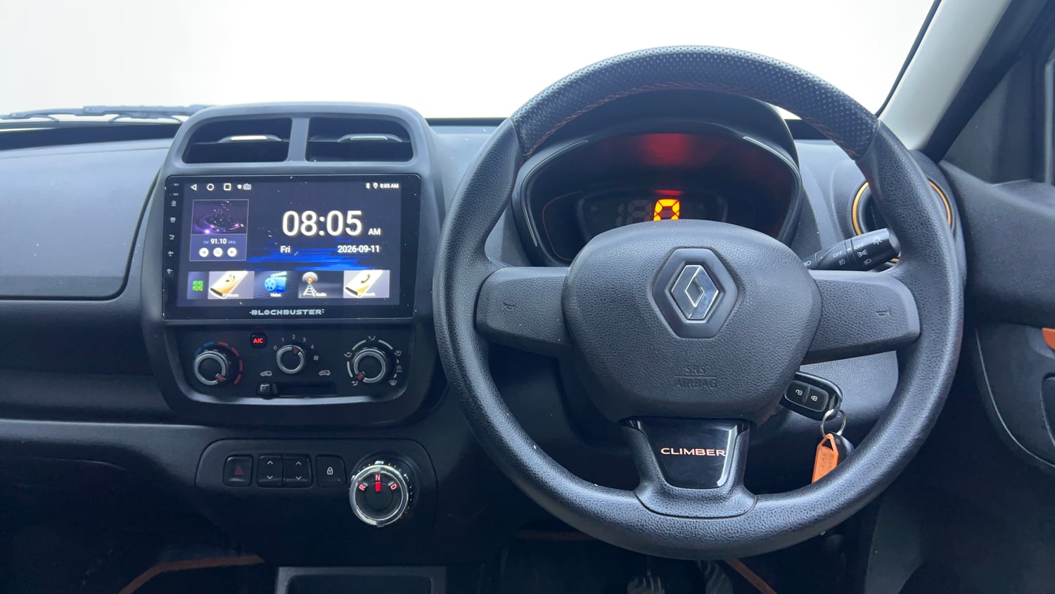 Used 2018 Renault Kwid CLIMBER 1.0 AMT Petrol Automatic interior STEERING VIEW