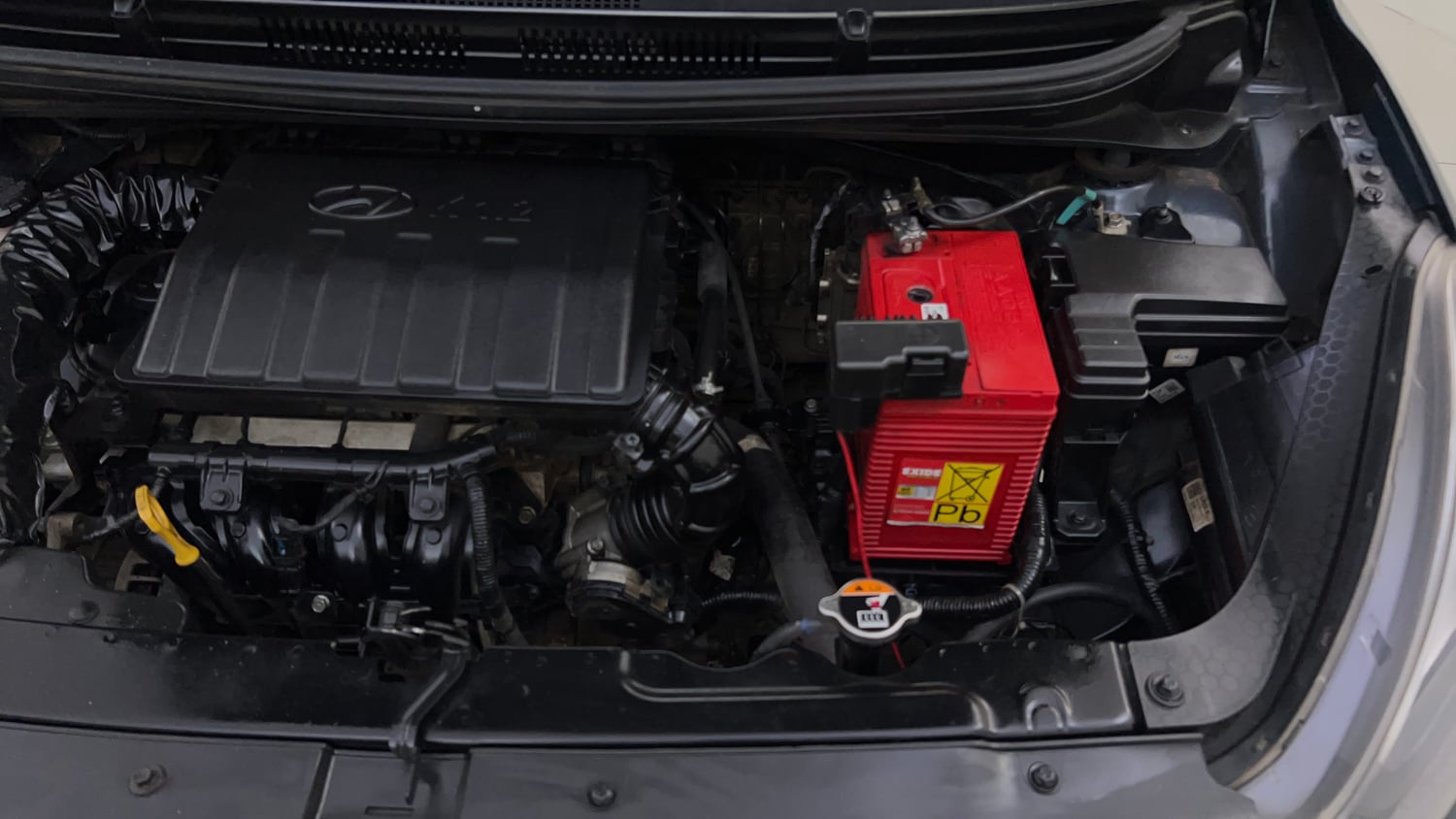 Used 2021 Hyundai Grand i10 Nios Sportz 1.2 Kappa VTVT Petrol Manual engine ENGINE LEFT SIDE VIEW