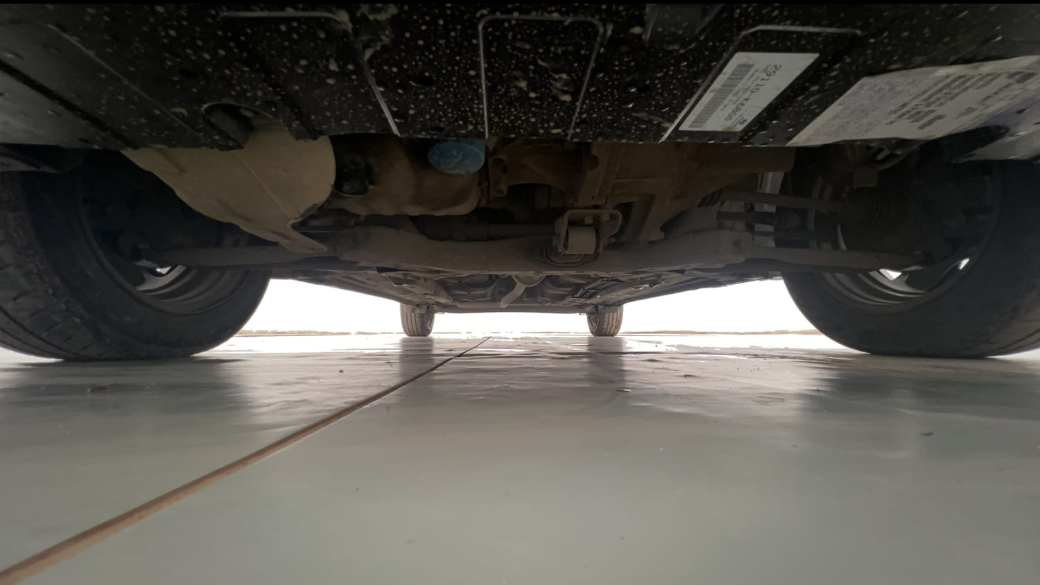 Used 2023 Hyundai Exter SX 1.2 MT Petrol Manual extra FRONT LEFT UNDERBODY VIEW