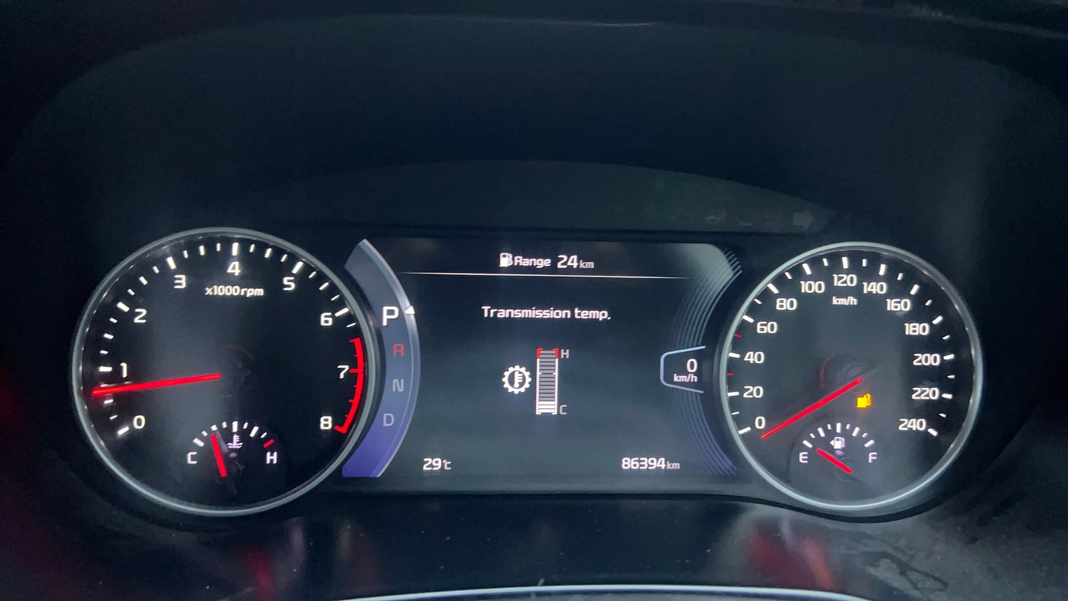 Used 2019 kia Seltos GTX Plus DCT 1.4 Petrol Automatic interior CLUSTERMETER VIEW
