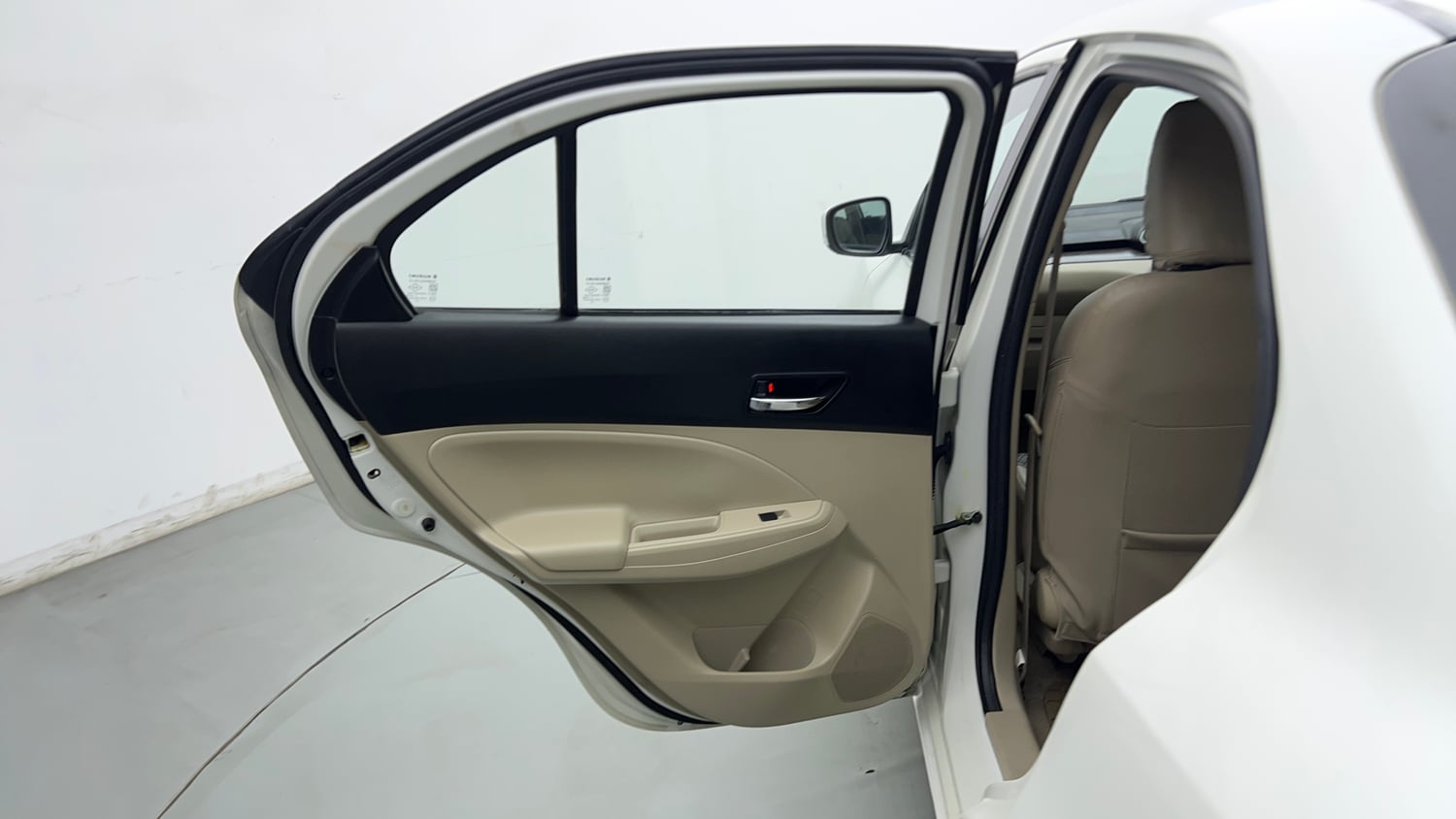 Used 2022 Maruti Suzuki Dzire VXi Petrol Manual interior LEFT REAR DOOR OPEN VIEW