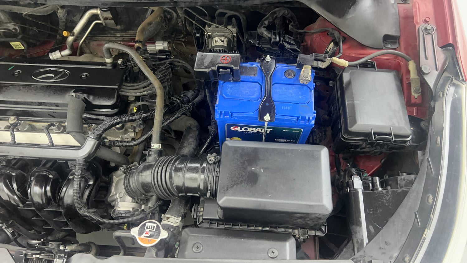 Used 2016 Hyundai Elite i20 Asta 1.2 Petrol Manual engine ENGINE LEFT SIDE VIEW