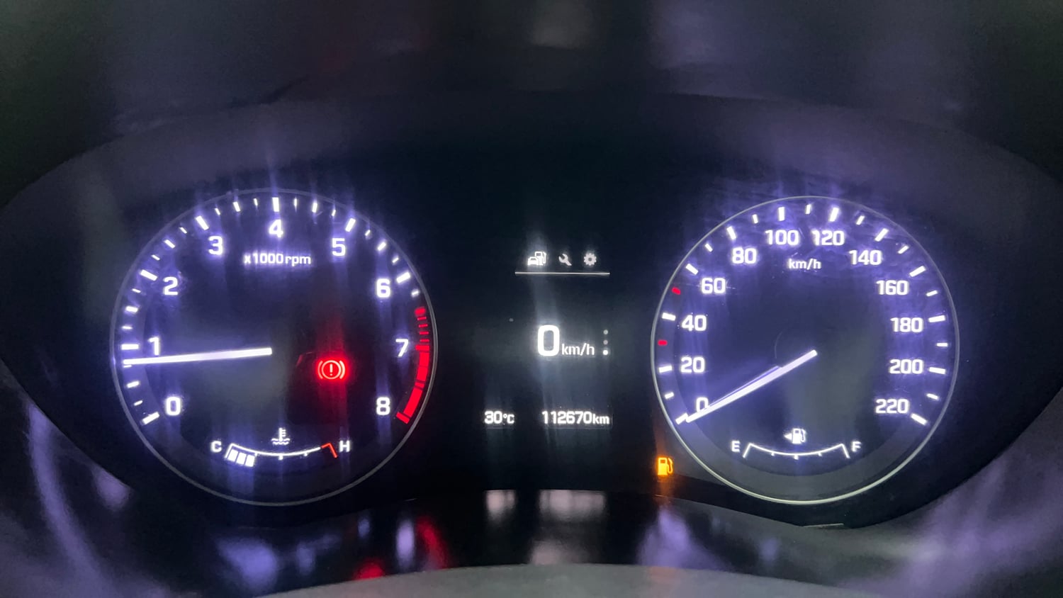 Used 2016 Hyundai Elite i20 Asta 1.2 Petrol Manual interior CLUSTERMETER VIEW