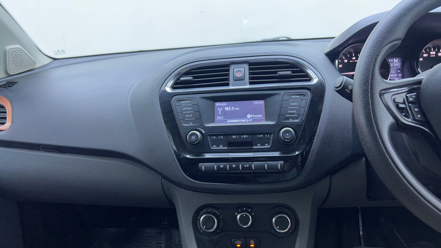 Used 2018 Tata Tigor Revotron XZA Petrol Automatic interior MUSIC SYSTEM & AC CONTROL VIEW