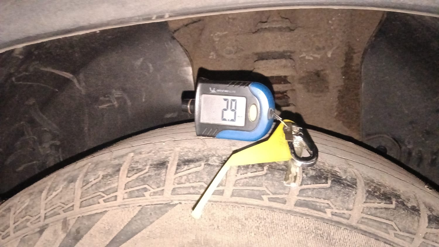 Used 2021 Kia Seltos HTX 1.5 Petrol Manual tyres LEFT REAR TYRE TREAD VIEW
