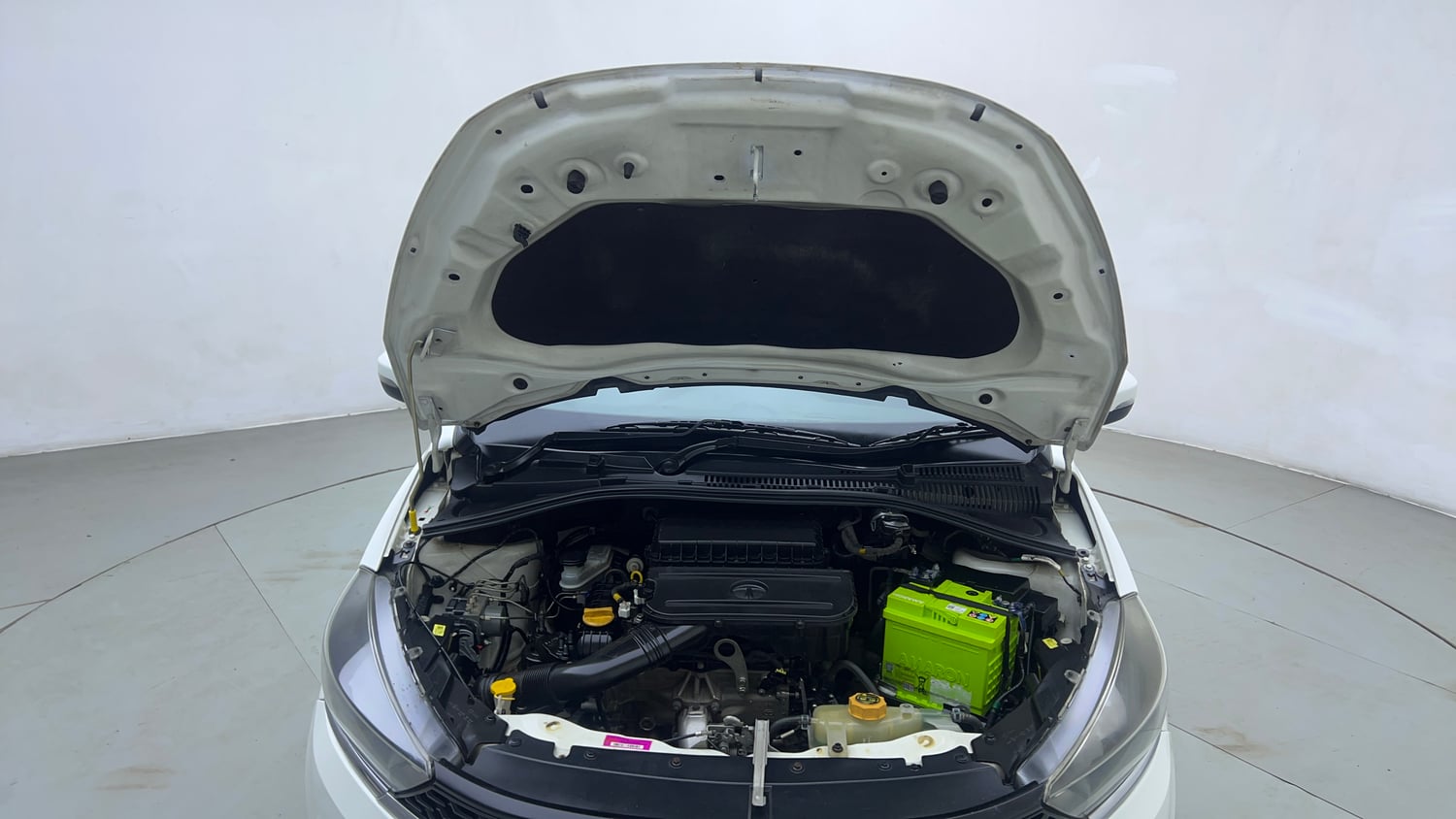 Used 2021 Tata Tiago XT Petrol Manual engine ENGINE & BONNET OPEN FRONT VIEW