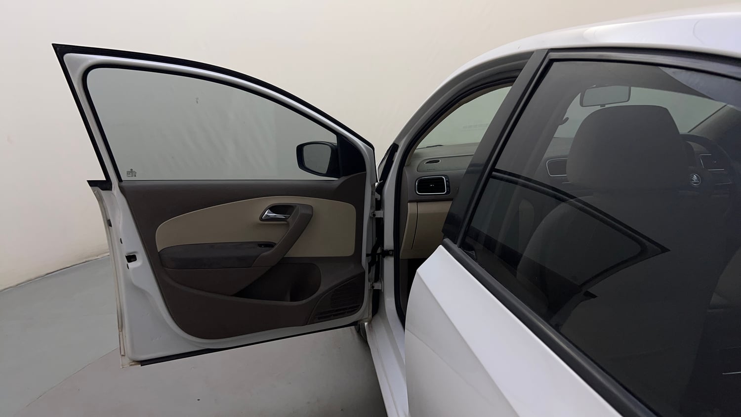 Used 2015 Skoda Rapid 1.6 MPI Elegance Plus Petrol Manual interior LEFT FRONT DOOR OPEN VIEW