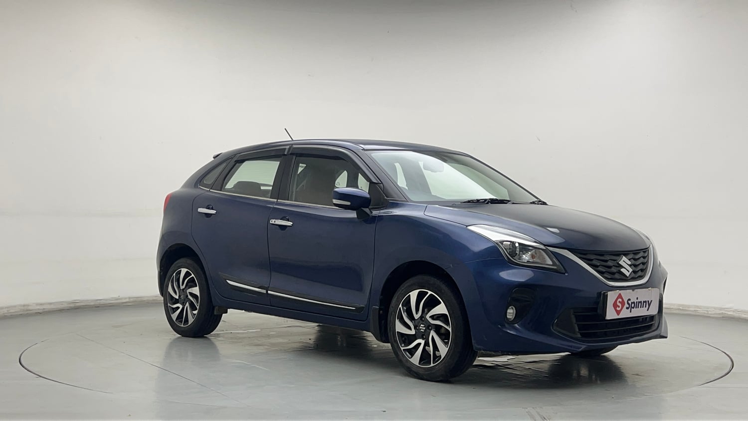 Used 2019 Maruti Suzuki Baleno Zeta Petrol Manual exterior RIGHT FRONT CORNER VIEW