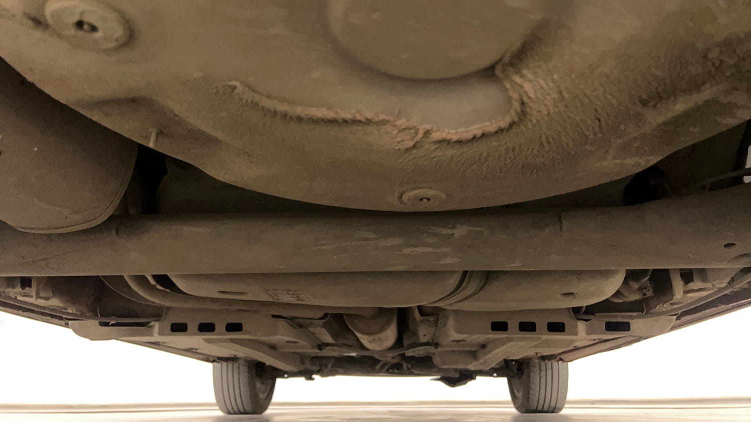 Used 2022 Volkswagen Polo Highline Plus 1.0L TSI Petrol Manual extra REAR UNDERBODY VIEW (TAKEN FROM REAR)