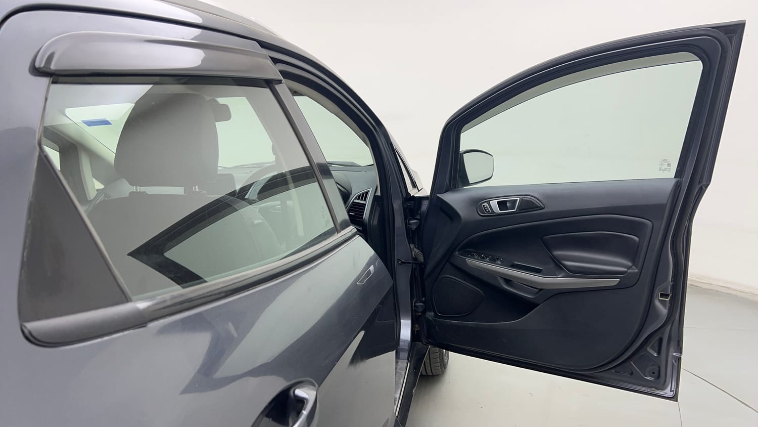 Used 2018 Ford EcoSport Titanium + 1.5L Ti-VCT AT Petrol Automatic interior RIGHT FRONT DOOR OPEN VIEW