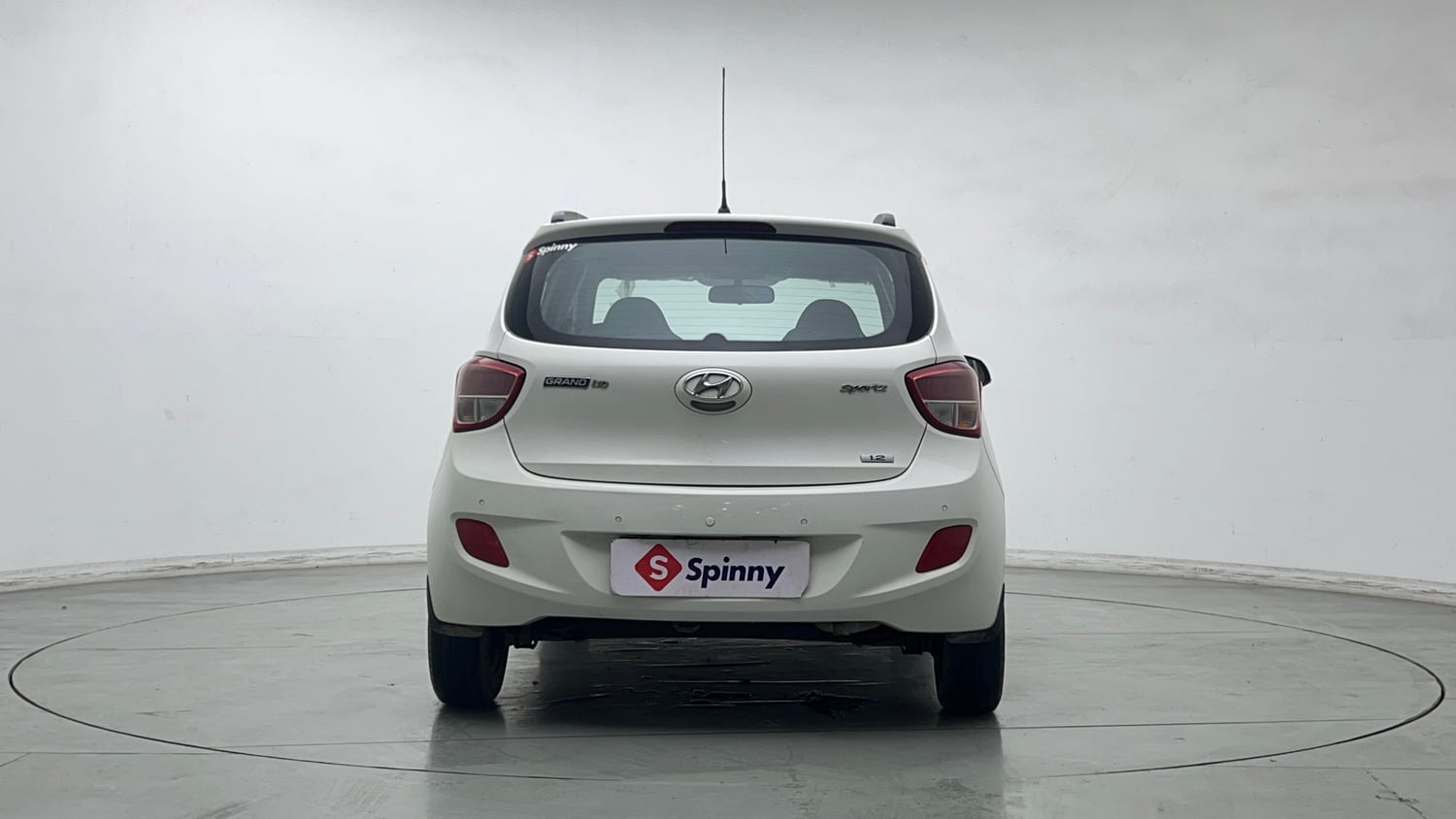 Used 2015 Hyundai Grand i10 Sportz 1.2 Kappa VTVT Petrol Manual exterior BACK VIEW