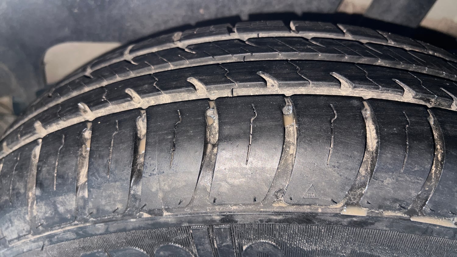 Used 2022 Maruti Suzuki Dzire VXi Petrol Manual tyres LEFT REAR TYRE TREAD VIEW