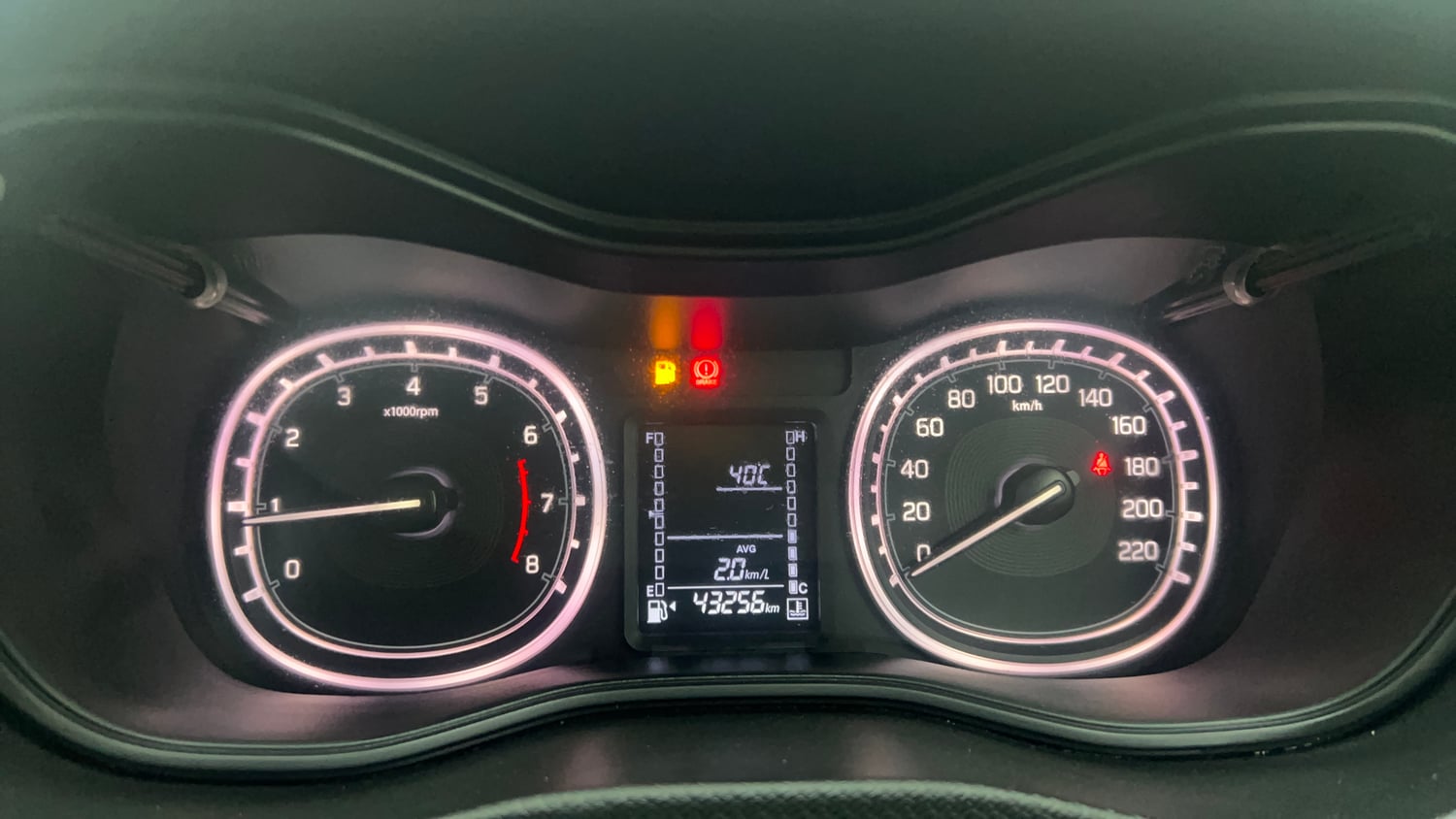 Used 2021 Toyota Urban Cruiser High Grade MT Petrol Manual interior CLUSTERMETER VIEW