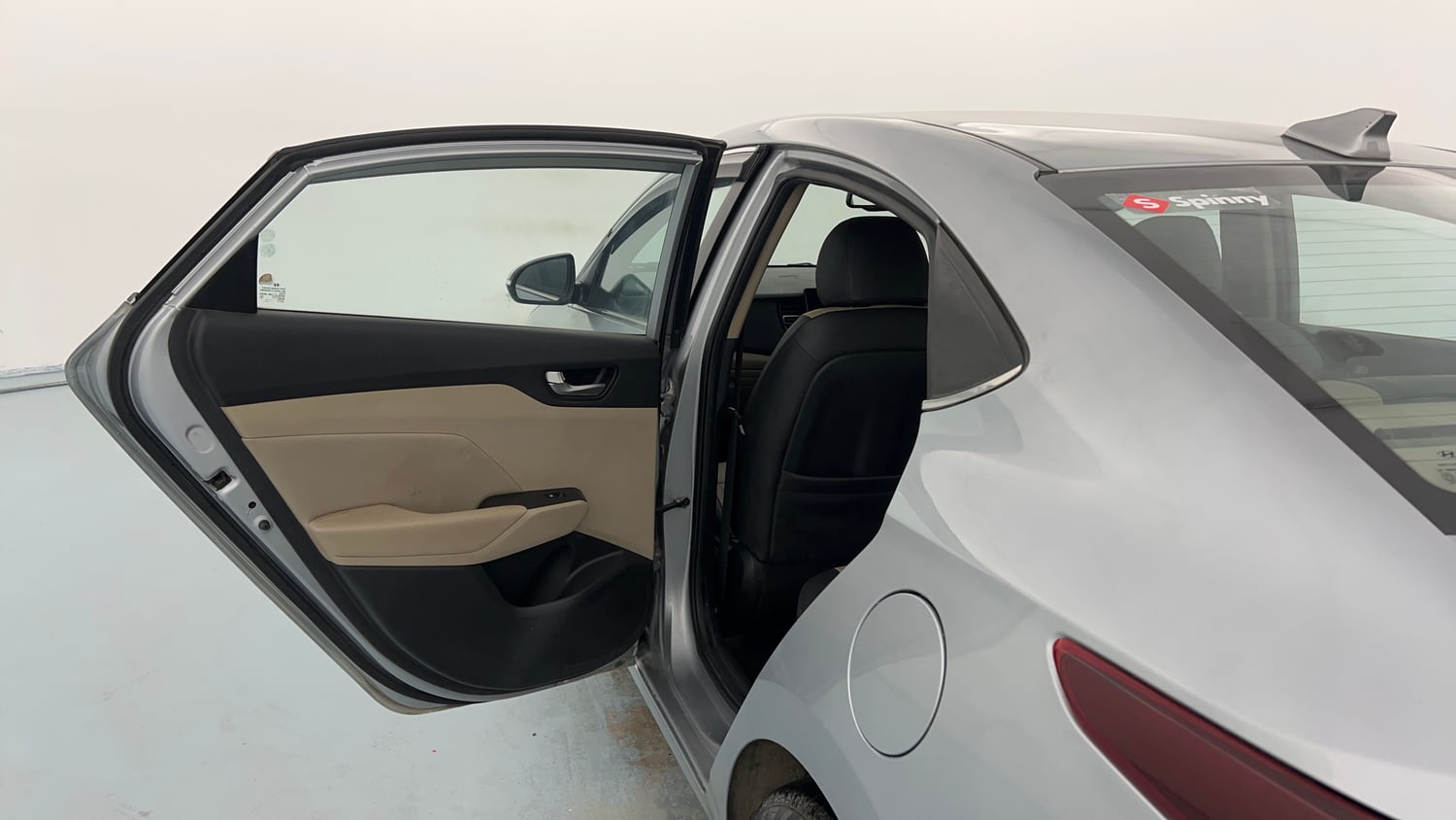 Used 2021 Hyundai Verna SX (O)1.5 MPi Petrol+ CNG (Outside Fitted) Cng Manual interior LEFT REAR DOOR OPEN VIEW