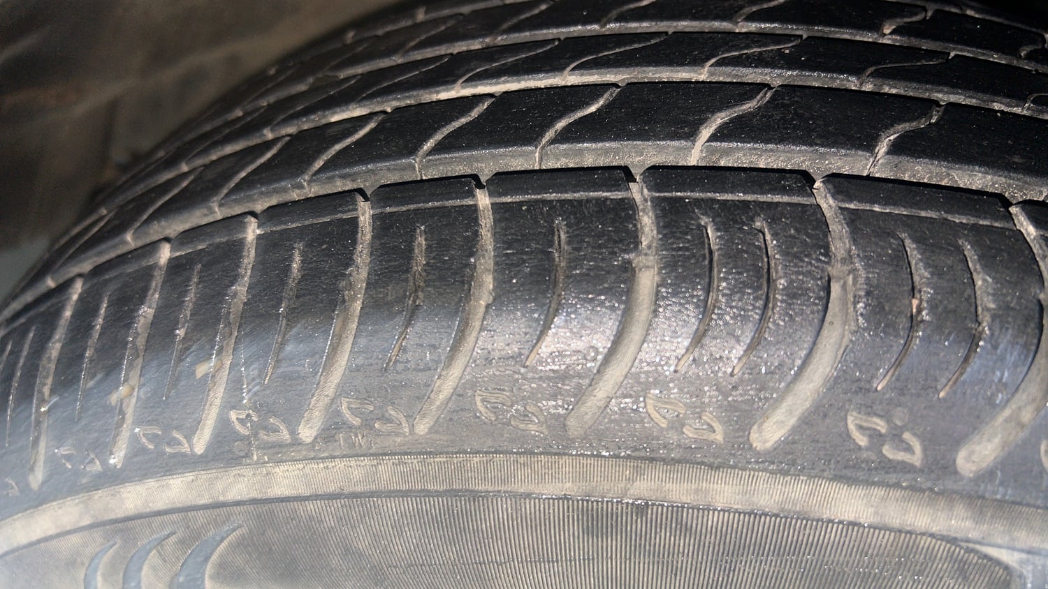 Used 2017 Honda WR-V VX MT Petrol Petrol Manual tyres RIGHT FRONT TYRE TREAD VIEW