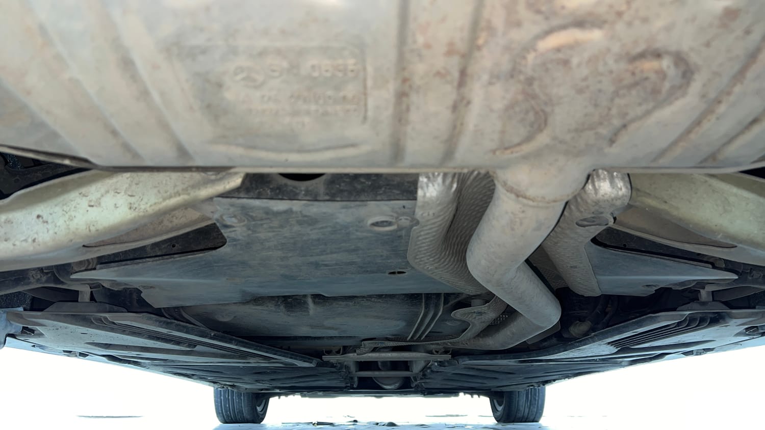 Used 2016 Mercedes-Benz A-Class A 180 Petrol Automatic extra REAR UNDERBODY VIEW (TAKEN FROM REAR)