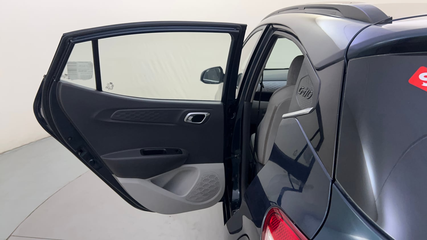 Used 2021 Hyundai Grand i10 Nios Sportz 1.2 Kappa VTVT Petrol Manual interior LEFT REAR DOOR OPEN VIEW