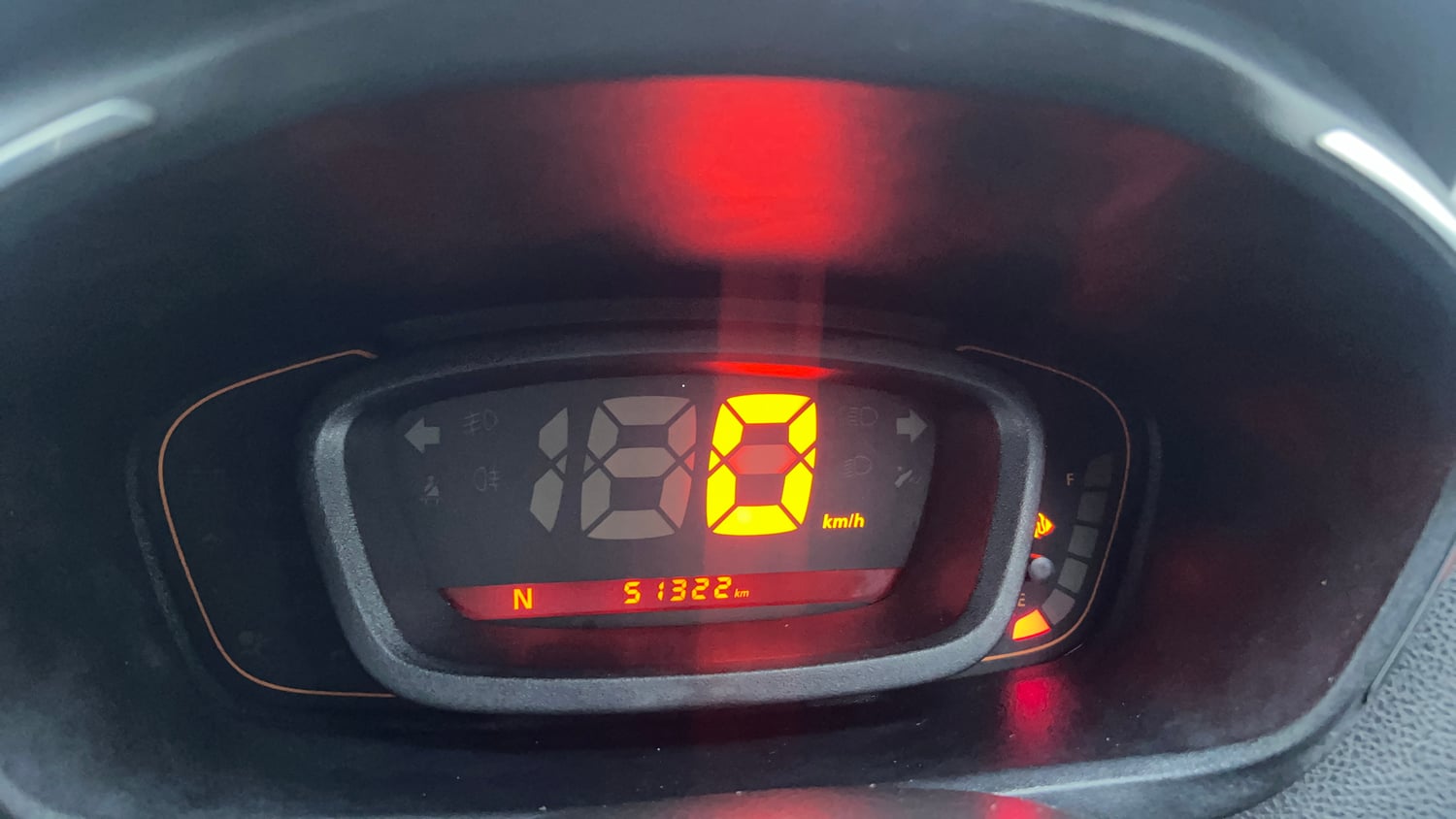 Used 2018 Renault Kwid CLIMBER 1.0 AMT Petrol Automatic interior CLUSTERMETER VIEW