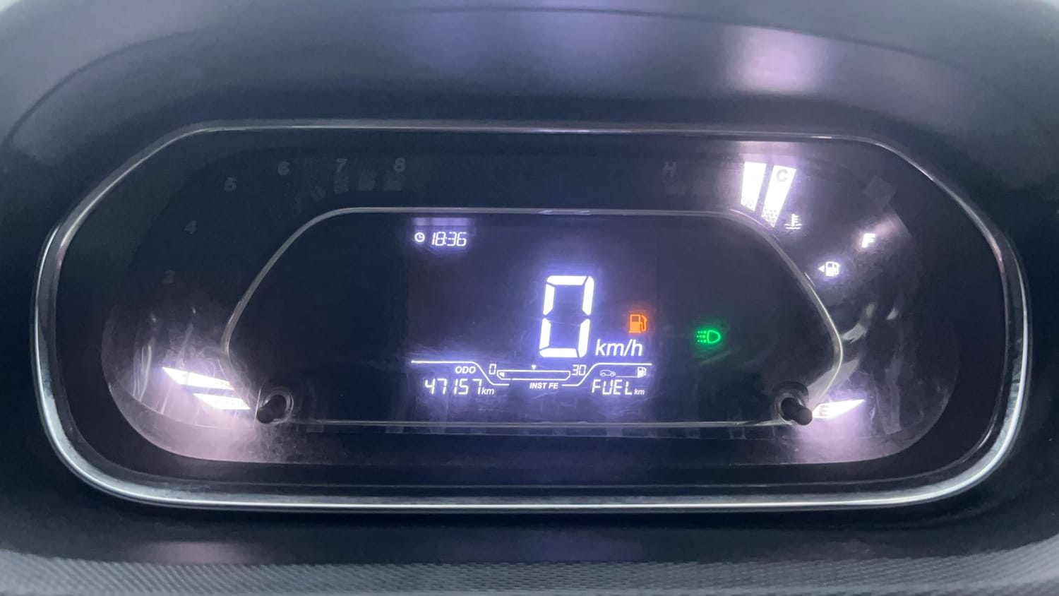 Used 2022 Tata Tigor XZ Plus Petrol Manual interior CLUSTERMETER VIEW