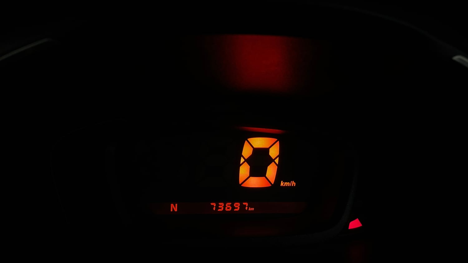 Used 2017 Renault Kwid CLIMBER 1.0 AMT Petrol Automatic interior CLUSTERMETER VIEW