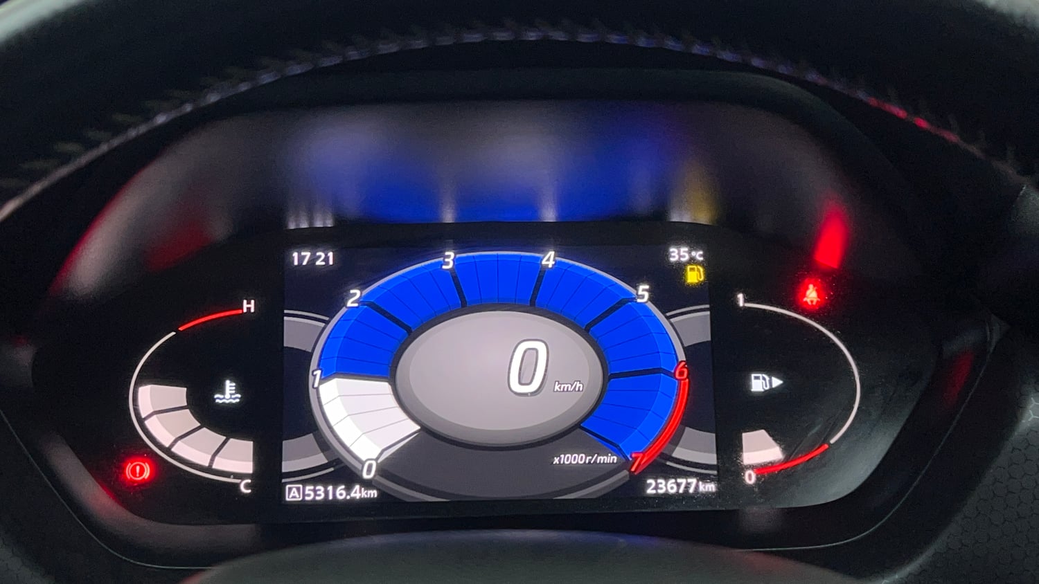 Used 2021 Nissan Magnite XV Premium Petrol Manual interior CLUSTERMETER VIEW