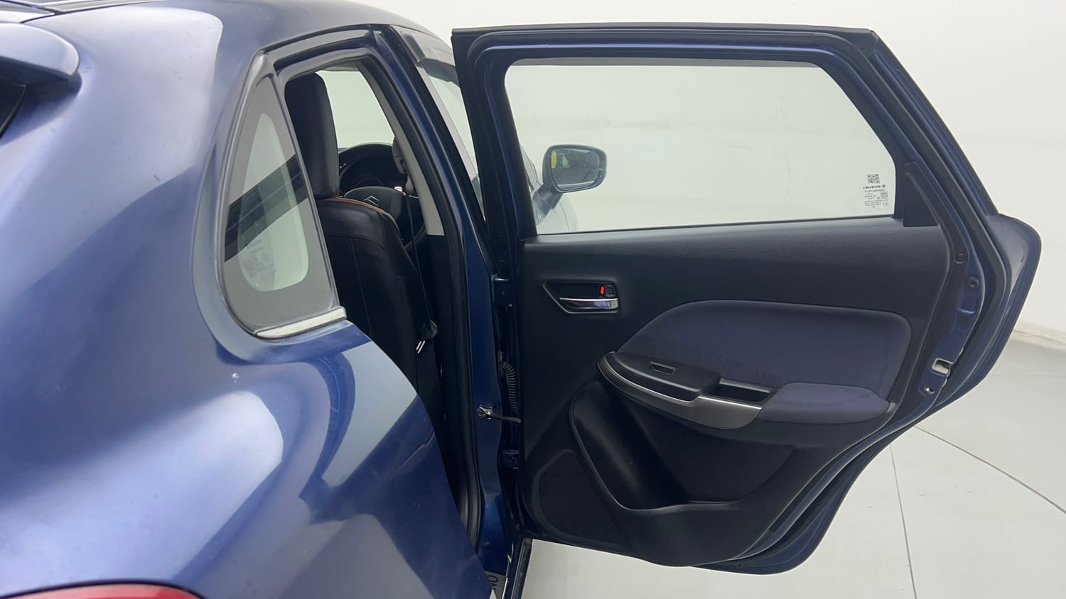 Used 2019 Maruti Suzuki Baleno Zeta Petrol Manual interior RIGHT REAR DOOR OPEN VIEW