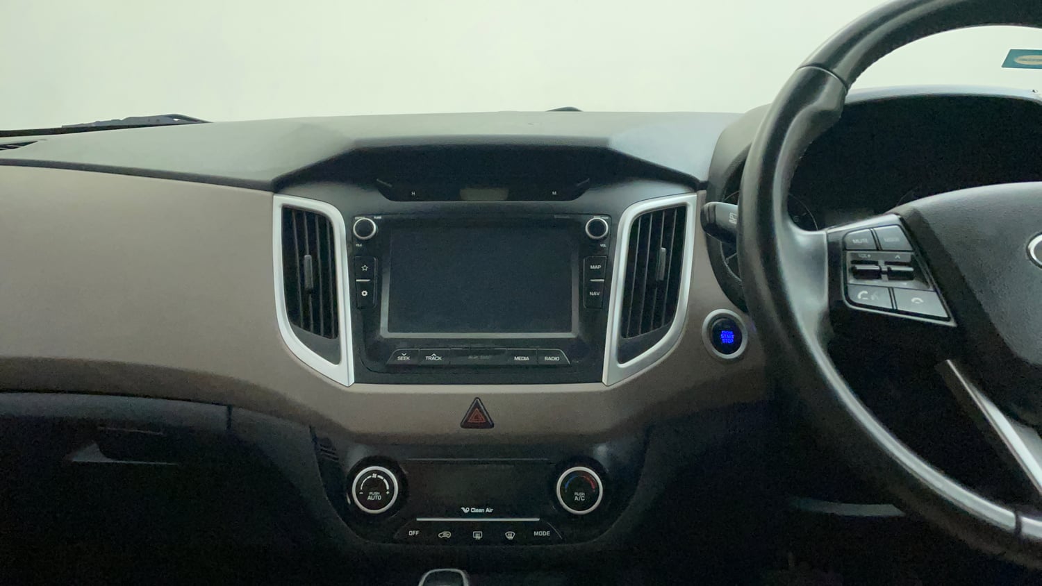 Used 2018 Hyundai Creta SX 1.6 AT Petrol Petrol Automatic interior MUSIC SYSTEM & AC CONTROL VIEW