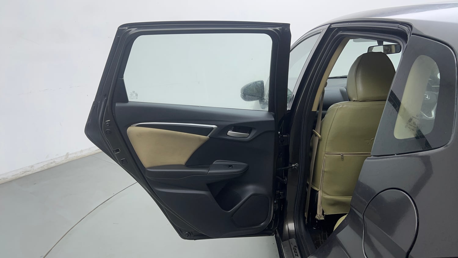 Used 2015 Honda Jazz V AT Petrol Petrol Automatic interior LEFT REAR DOOR OPEN VIEW