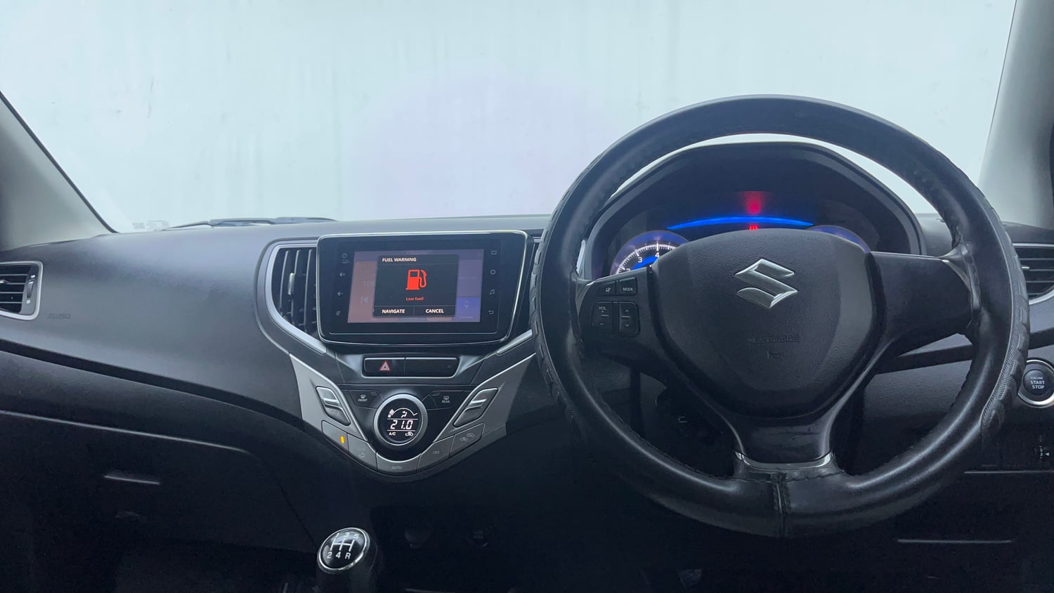 Used 2022 Maruti Suzuki Baleno Zeta Petrol Manual interior DASHBOARD VIEW
