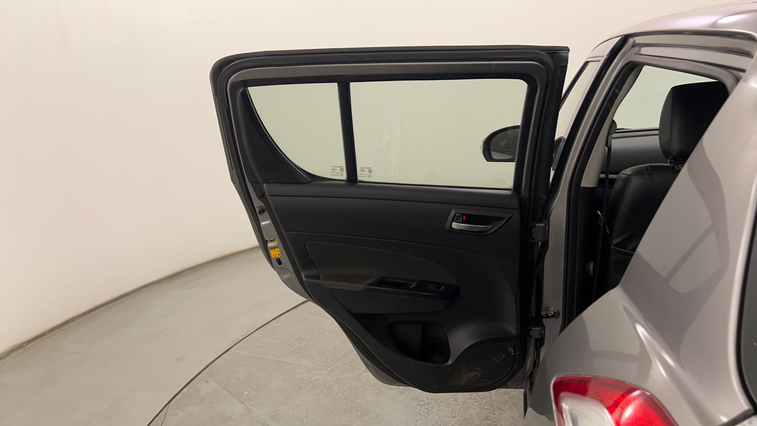 Used 2012 Maruti Suzuki Swift VXi Petrol Manual interior LEFT REAR DOOR OPEN VIEW