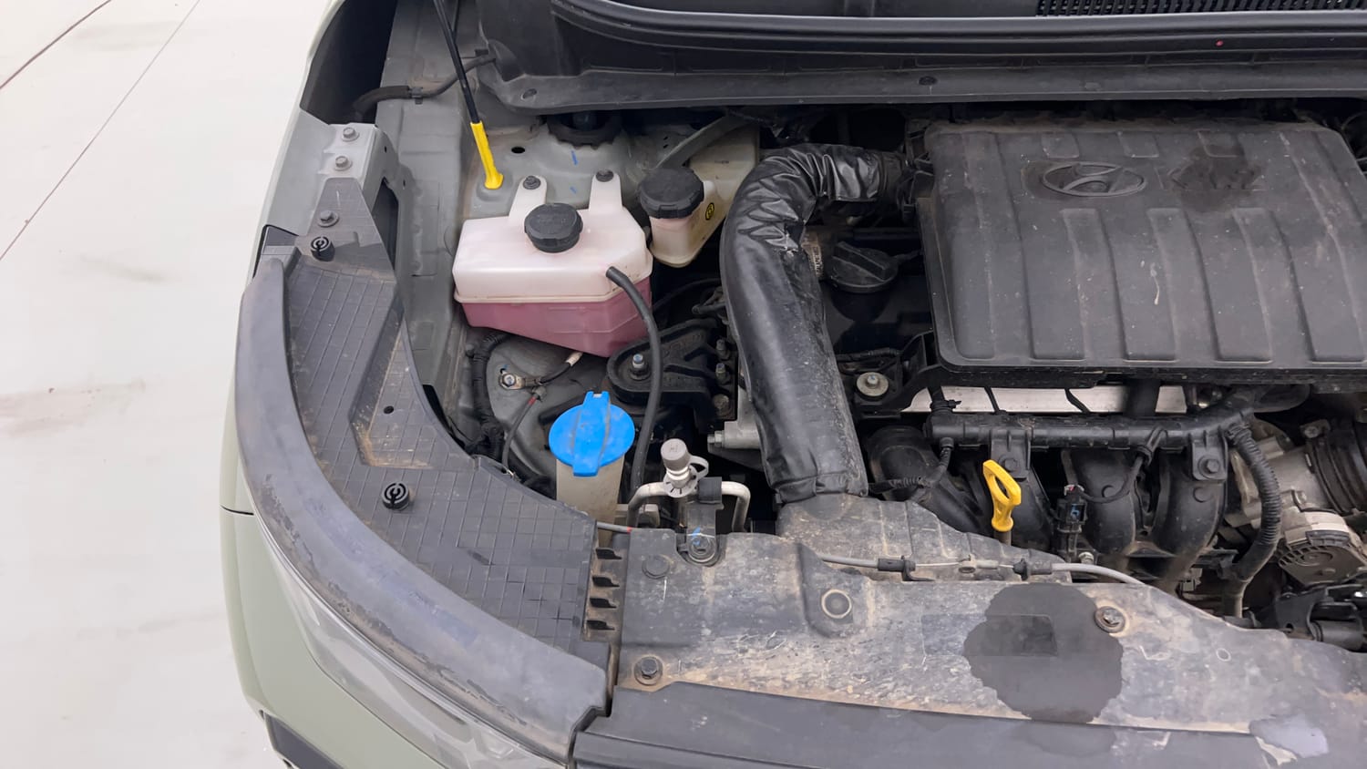 Used 2023 Hyundai Exter SX 1.2 MT Petrol Manual engine ENGINE RIGHT SIDE VIEW
