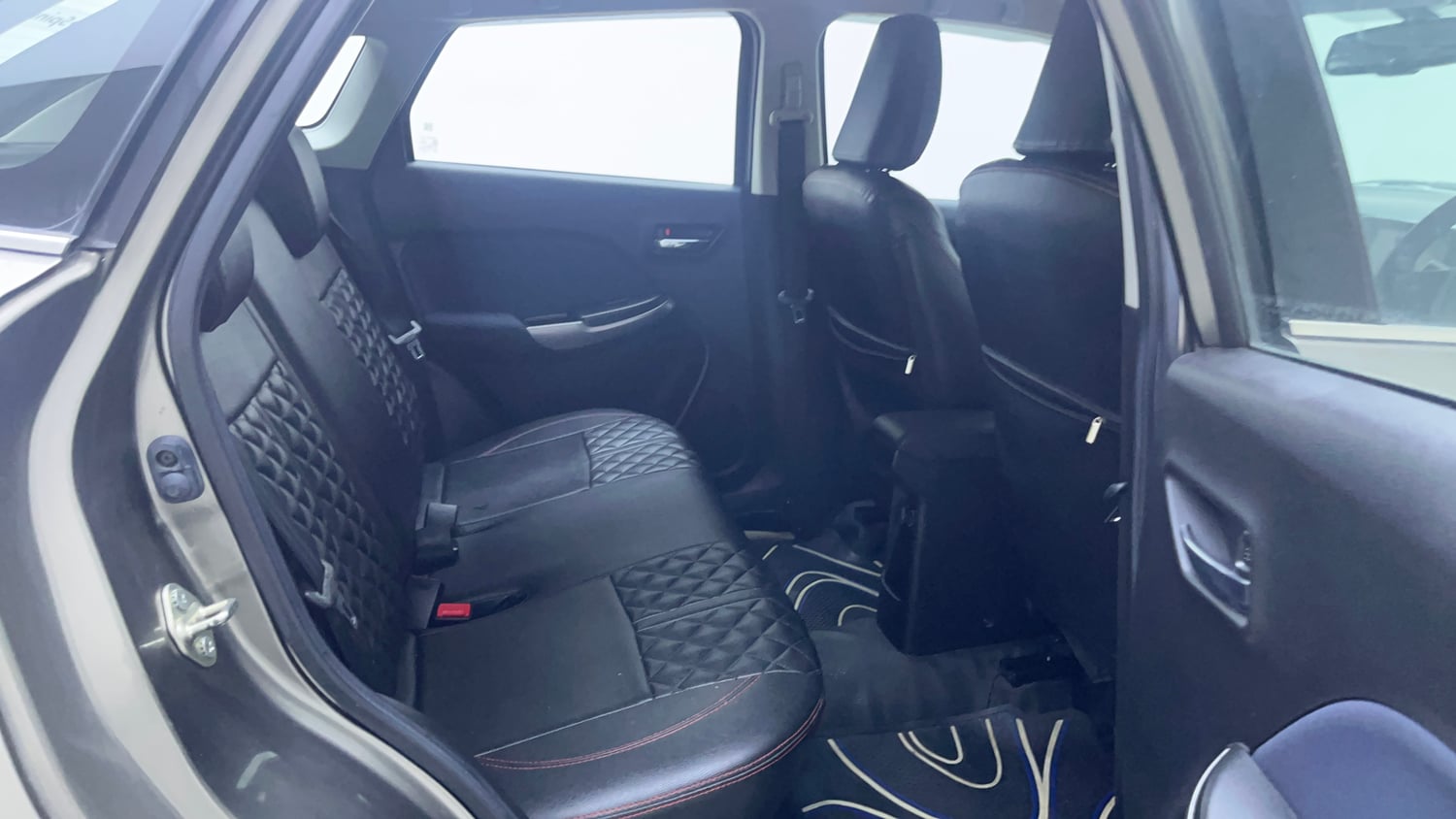 Used 2022 Maruti Suzuki Baleno Zeta Petrol Manual interior RIGHT SIDE REAR DOOR CABIN VIEW