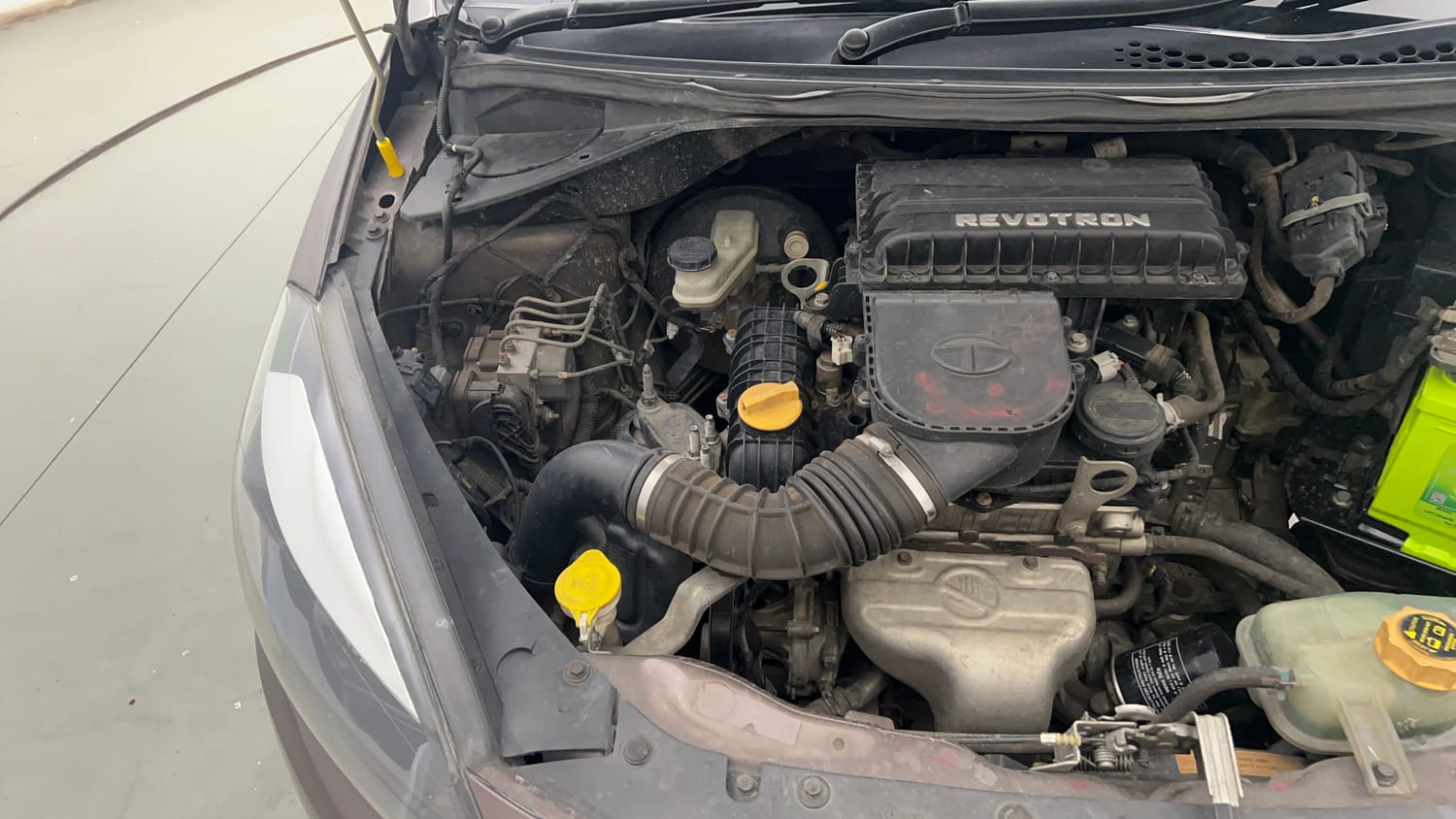 Used 2018 Tata Tigor Revotron XZA Petrol Automatic engine ENGINE RIGHT SIDE VIEW
