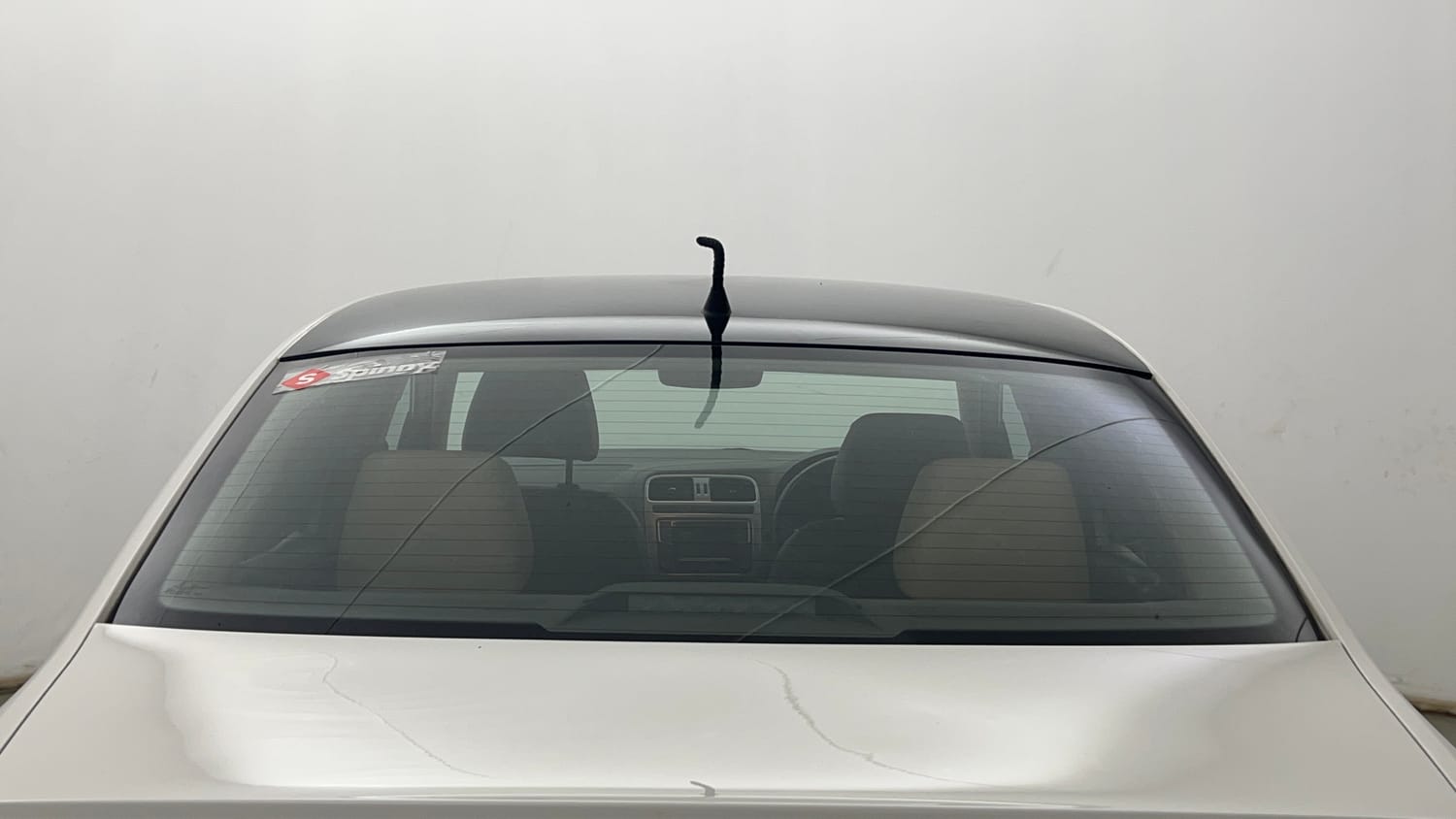 Used 2017 Volkswagen Vento Highline Plus 1.2 (P) AT 16 Alloy Petrol Automatic exterior BACK WINDSHIELD VIEW