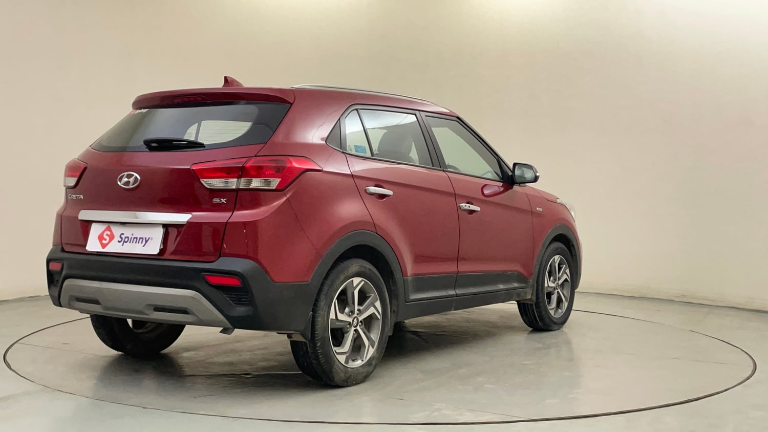 Used 2018 Hyundai Creta SX 1.6 AT Petrol Petrol Automatic exterior RIGHT REAR CORNER VIEW
