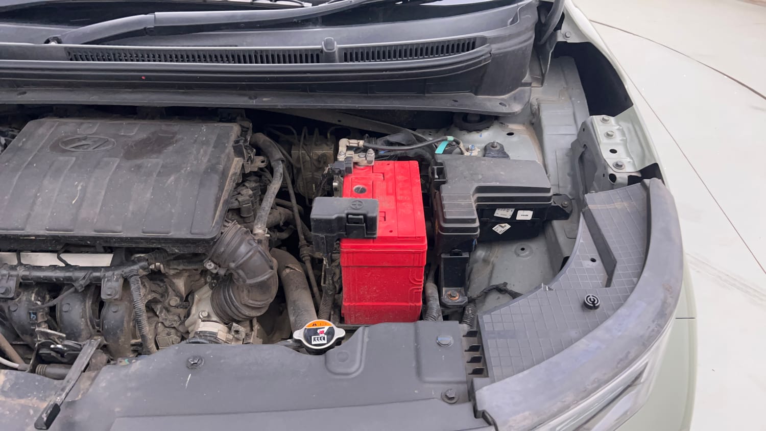Used 2023 Hyundai Exter SX 1.2 MT Petrol Manual engine ENGINE LEFT SIDE VIEW