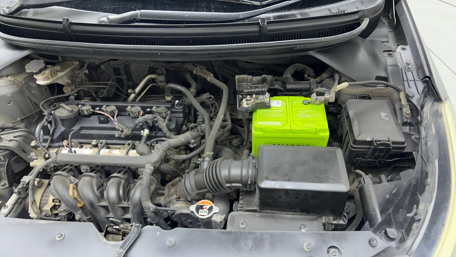Used 2019 Hyundai Elite i20 Sportz Plus 1.2 CVT Petrol Automatic engine ENGINE LEFT SIDE VIEW