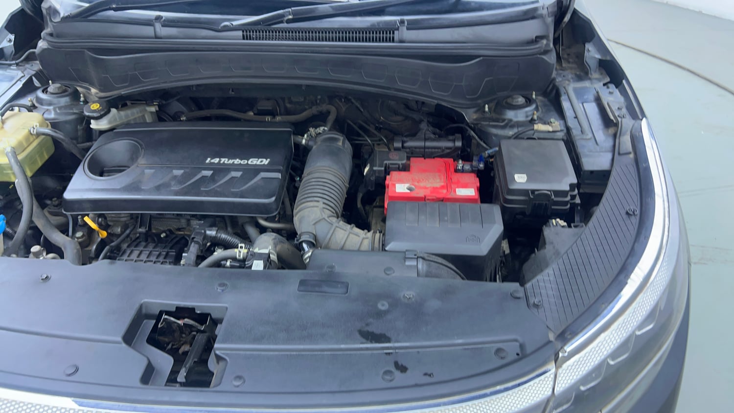 Used 2019 kia Seltos GTX Plus DCT 1.4 Petrol Automatic engine ENGINE LEFT SIDE VIEW