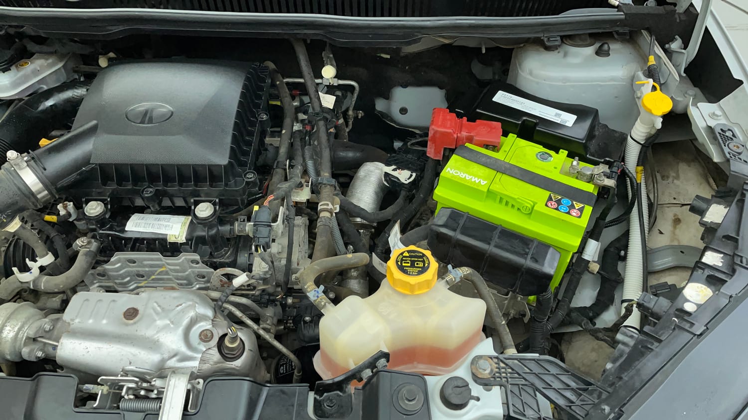 Used 2024 Tata Nexon Pure 1.2 Revotron Petrol 6MT Petrol Manual engine ENGINE LEFT SIDE VIEW