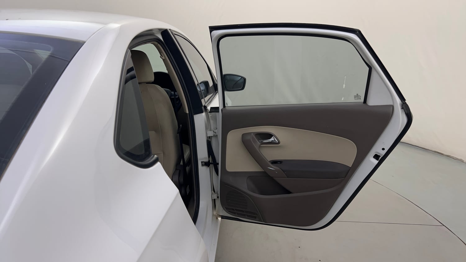 Used 2015 Skoda Rapid 1.6 MPI Elegance Plus Petrol Manual interior RIGHT REAR DOOR OPEN VIEW