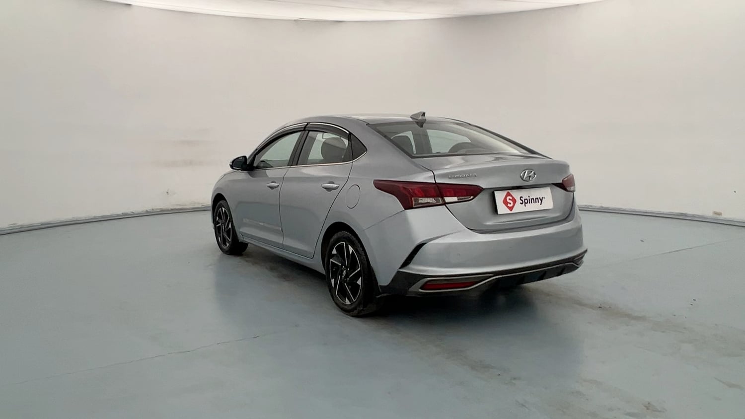 Used 2021 Hyundai Verna SX (O)1.5 MPi Petrol+ CNG (Outside Fitted) Cng Manual exterior LEFT REAR CORNER VIEW