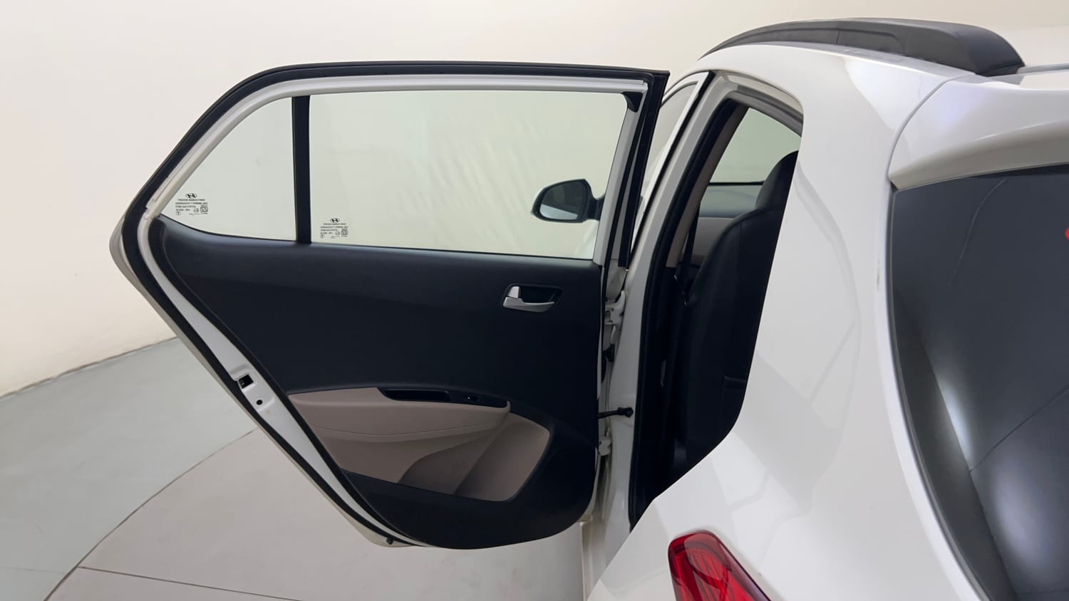 Used 2016 Hyundai Grand i10 Sportz 1.2 Kappa VTVT Petrol Manual interior LEFT REAR DOOR OPEN VIEW