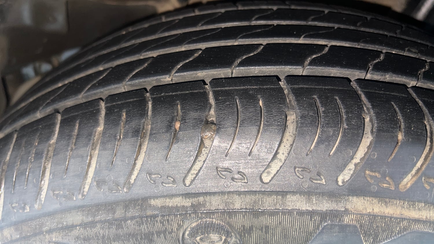 Used 2017 Honda WR-V VX MT Petrol Petrol Manual tyres LEFT REAR TYRE TREAD VIEW