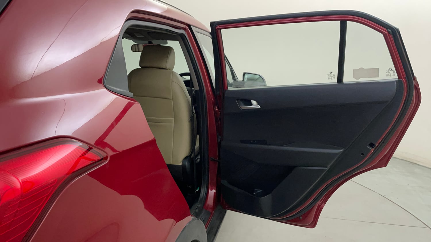 Used 2018 Hyundai Creta SX 1.6 AT Petrol Petrol Automatic interior RIGHT REAR DOOR OPEN VIEW