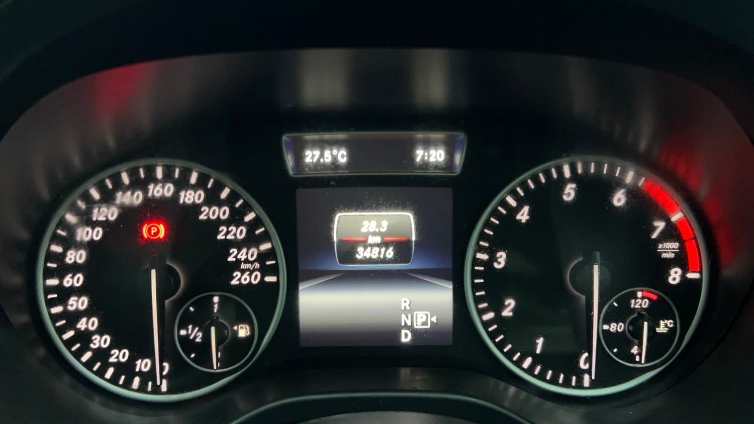 Used 2016 Mercedes-Benz A-Class A 180 Petrol Automatic interior CLUSTERMETER VIEW